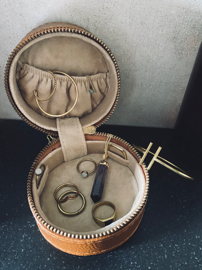 JEWELRY BOX | Lederimitat (veganes Leder) und Samt