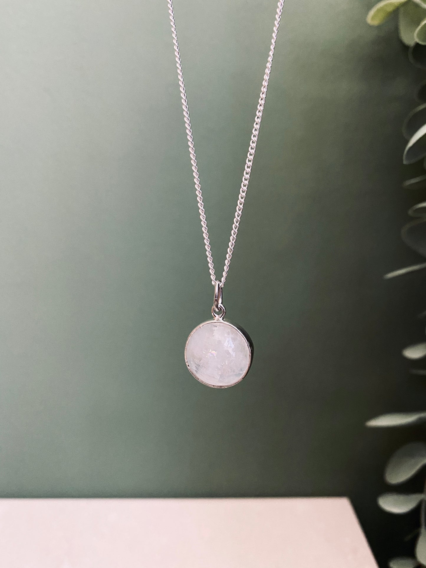 HANA Mondstein Halskette | Necklace Silver