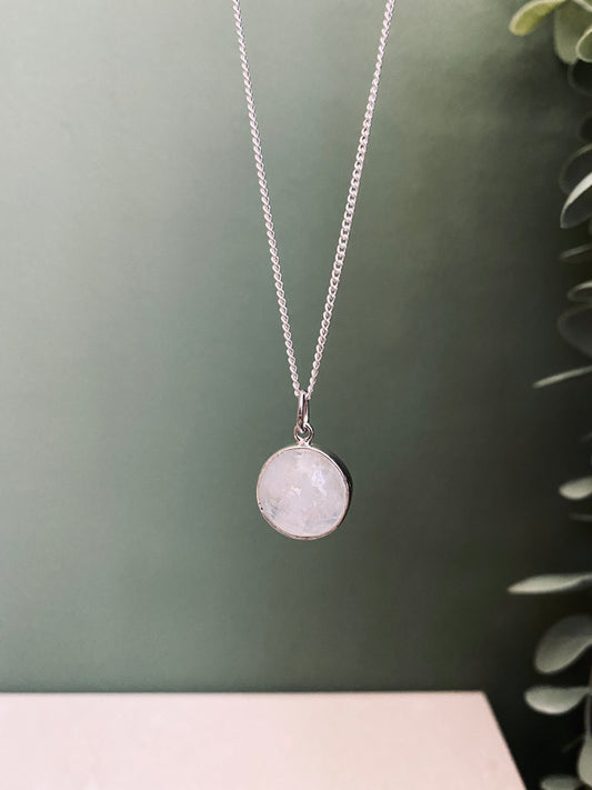 HANA Mondstein Halskette | Necklace Silver