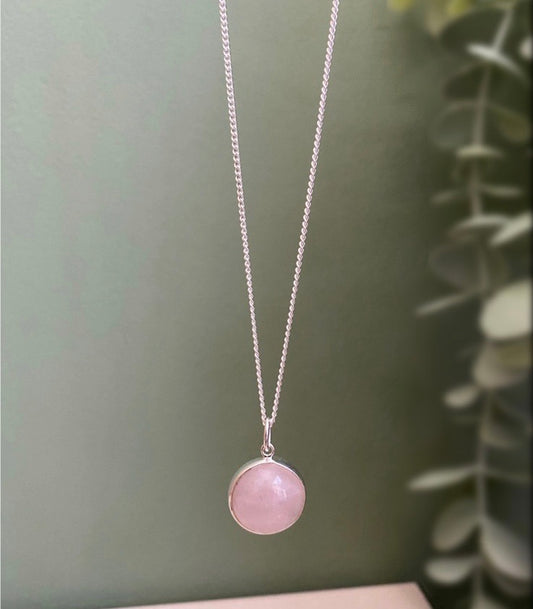 HANA ROSENQUARZ Halskette | Necklace Silver